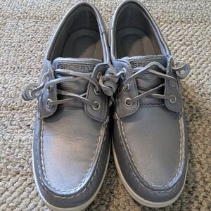 Sperry Gray Boat Shoes